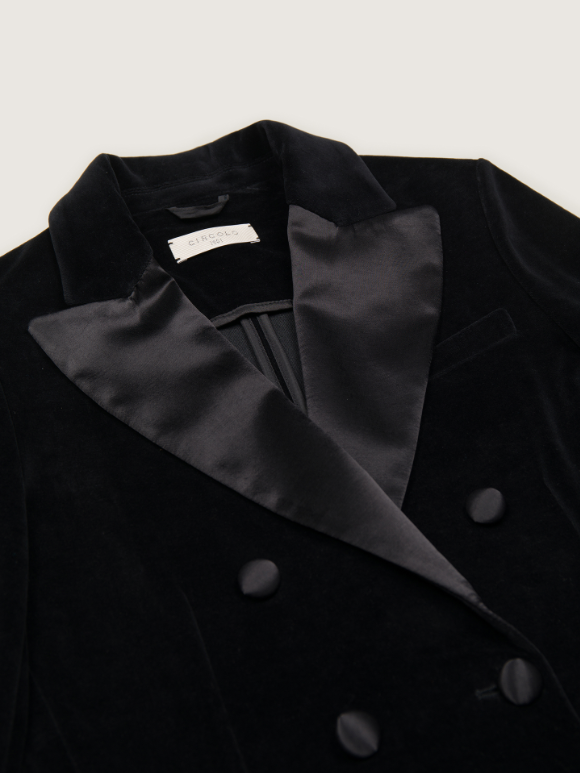 Circolo 1901 Tuxedo Velvet Jacket