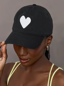 Kerri Rosenthal Baseball Hat Heart Patch