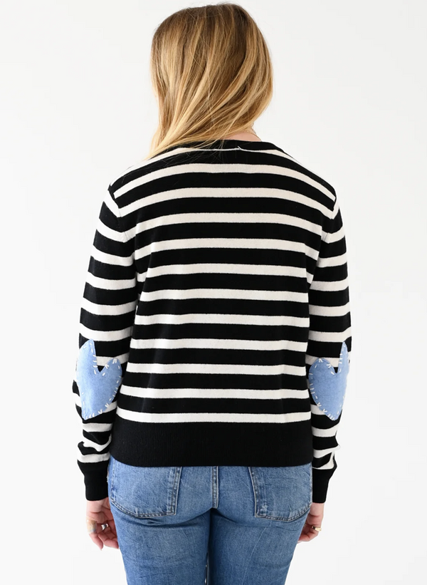 Kerri Rosenthal Patchwork Pullover Happy Stripes