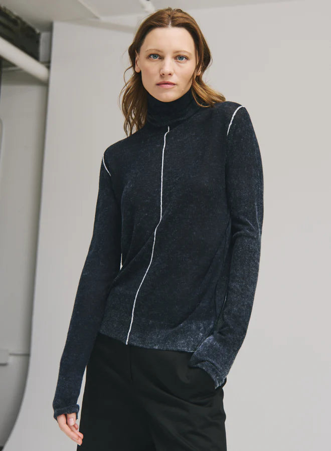 Autumn Cashmere Mock Neck Sweater