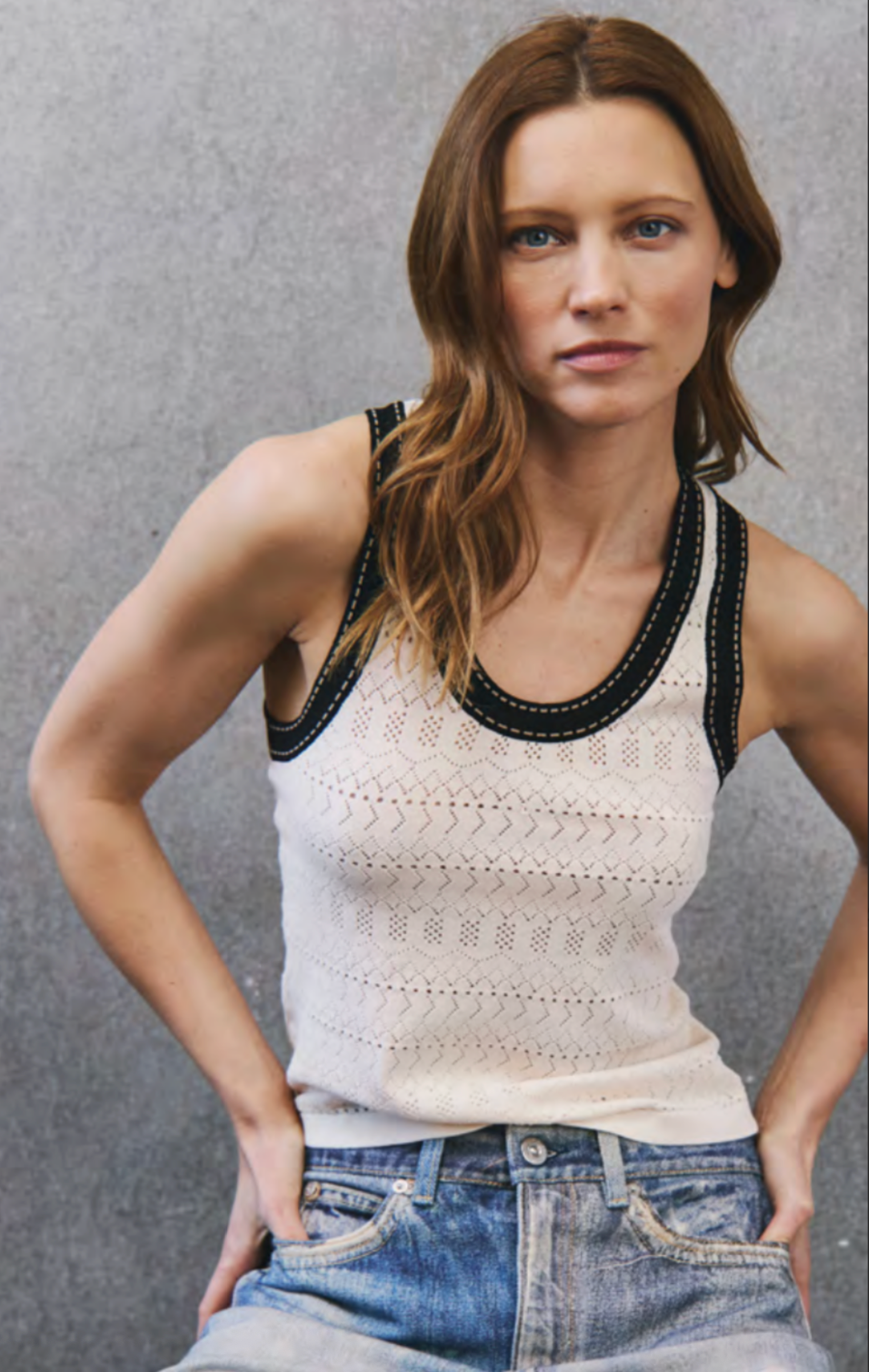 Autumn Cashmere Pointelle Cami