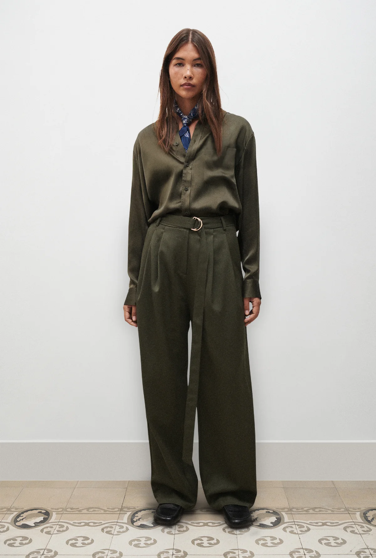 Silk Laundry Boyfriend Shirt