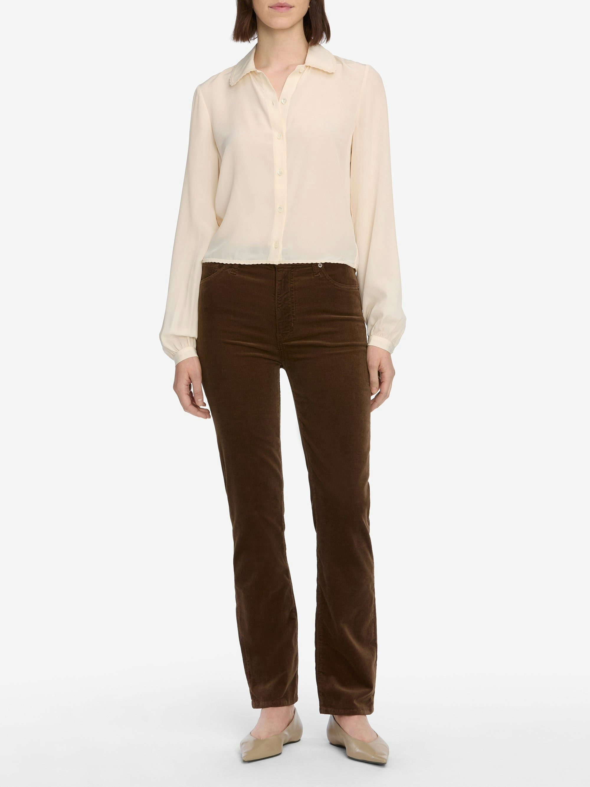 Frame Le Sleek Corduroy Pants
