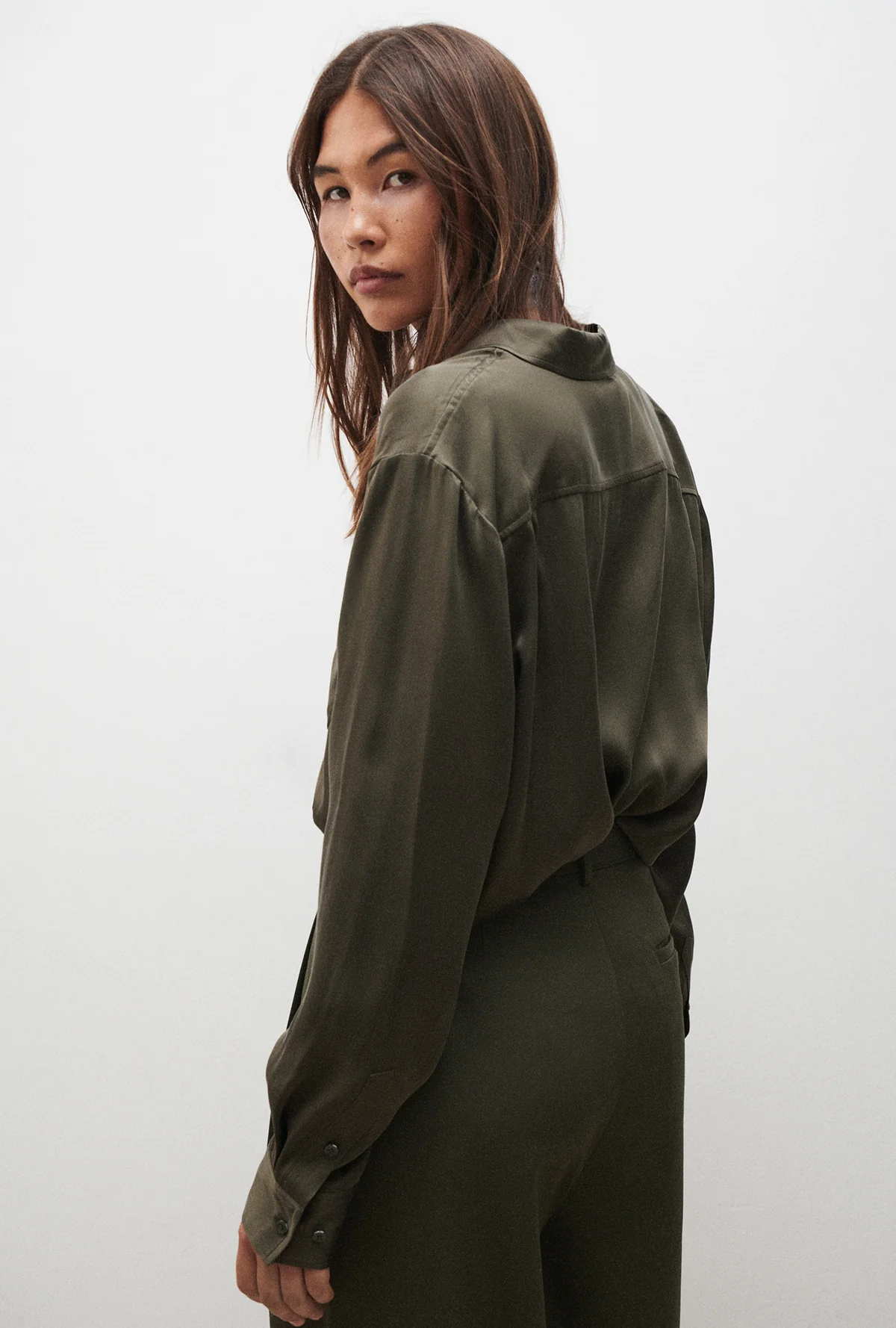 Silk Laundry Boyfriend Shirt