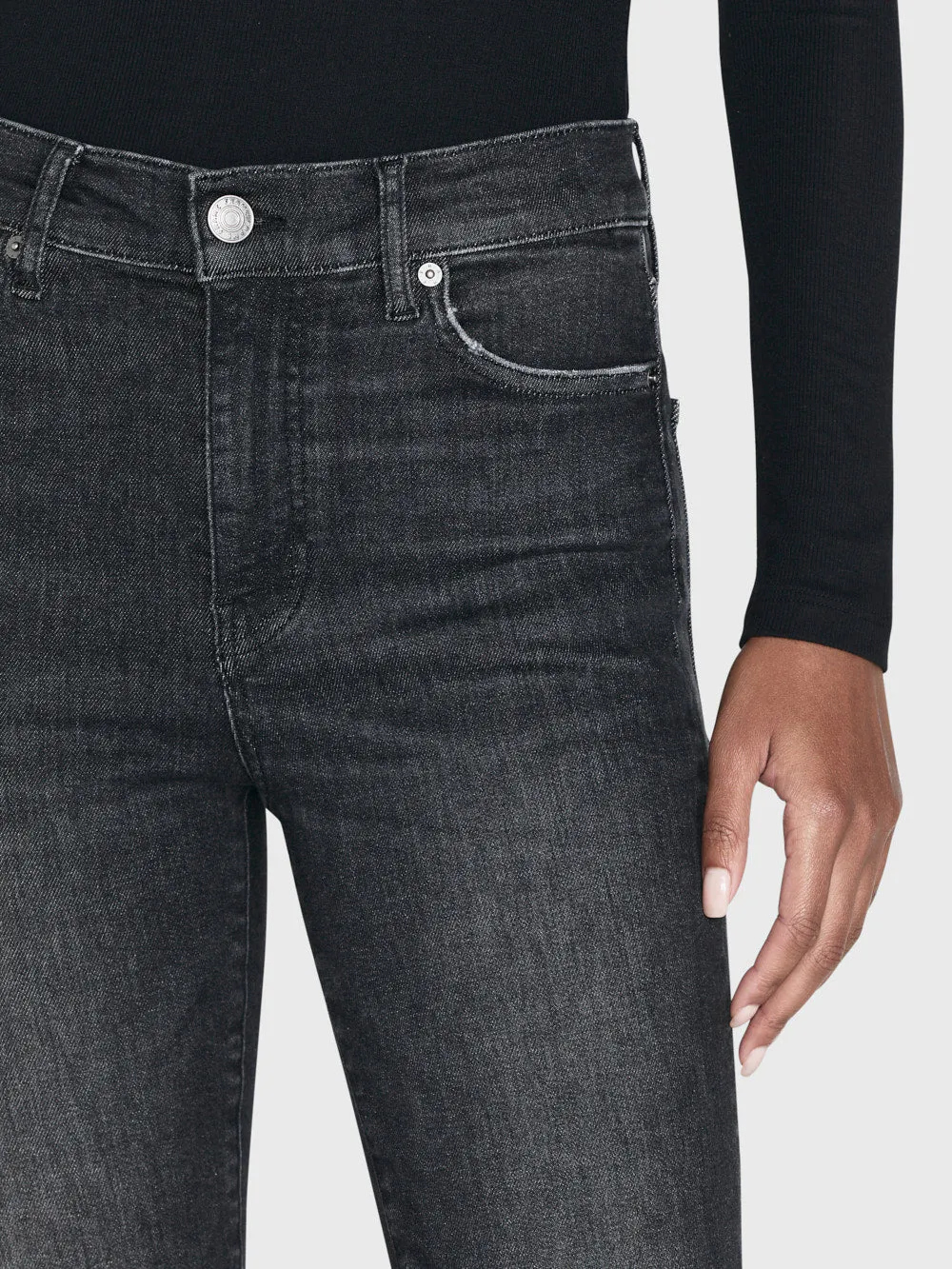 Frame High Straight Jeans Long