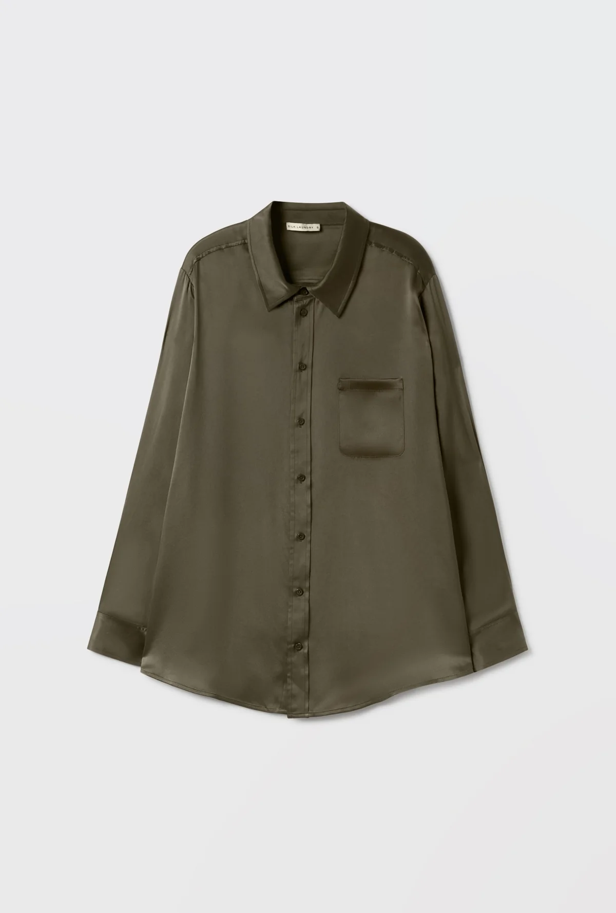 Silk Laundry Boyfriend Shirt