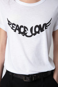 Zadig & Voltaire T-Shirt Woop Peace & Love Wings