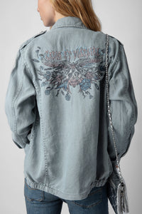 Zadig & Voltaire Kid Lin Skull Wings Jacket