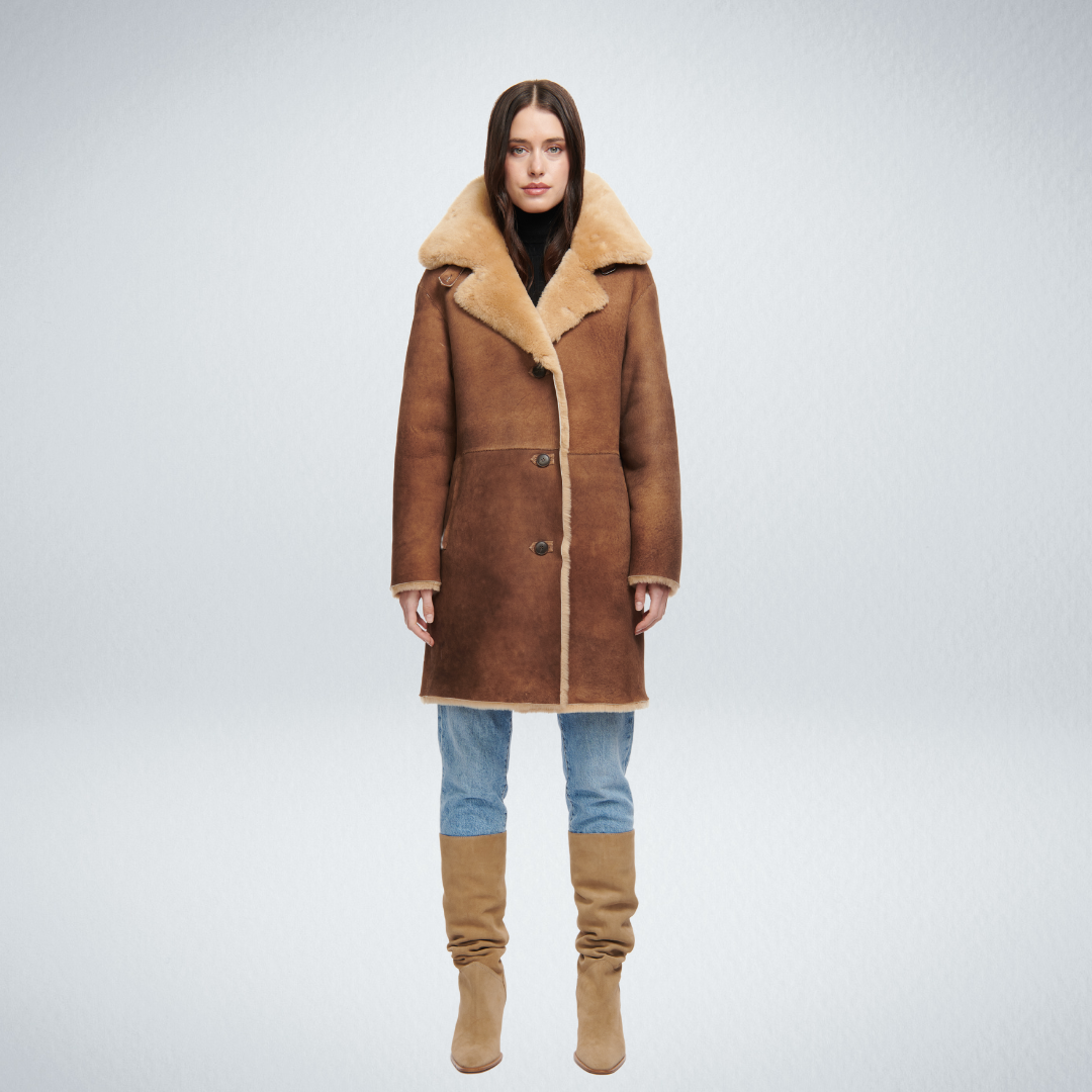 HiSO Manteau Shearling Frankie