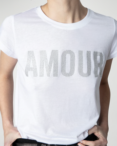 Zadig & Voltaire T-Shirt Woop Strass Amour